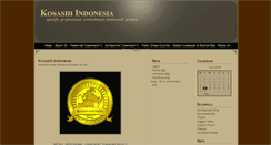 Desktop Screenshot of kosasihindonesia.com