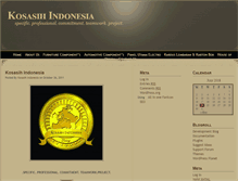 Tablet Screenshot of kosasihindonesia.com